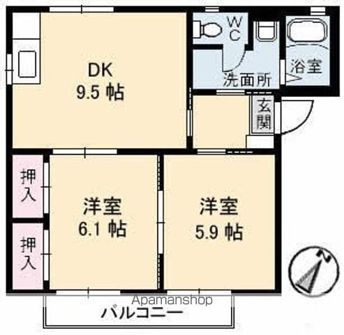 アーバンライフ西福原の間取り写真