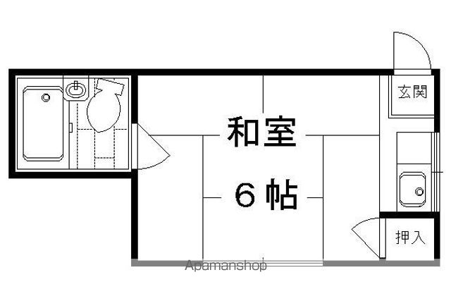 福田荘の間取り写真