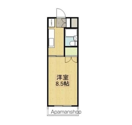 キャッスルＹ[1K/20.81m2]の間取図