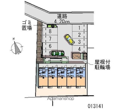 レオパレスＶｉｖｏ[1K/20.28m2]の共用部