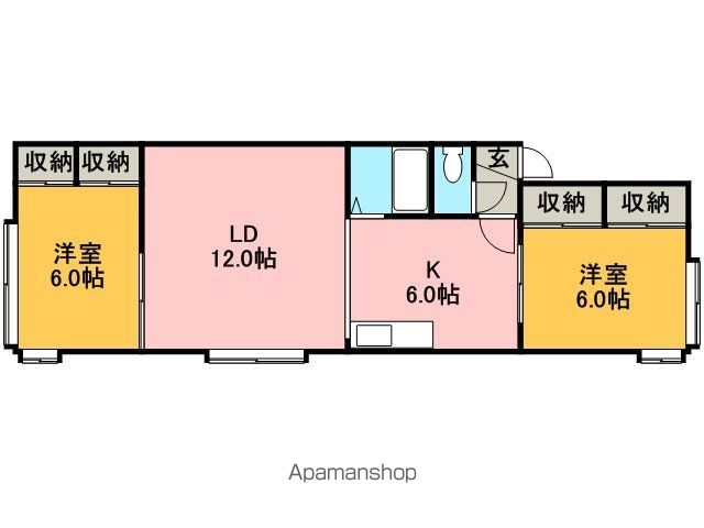 メゾンジュールの間取り写真