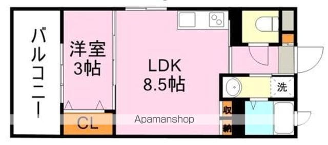 LEAD IN AIS鹿大前の間取り写真