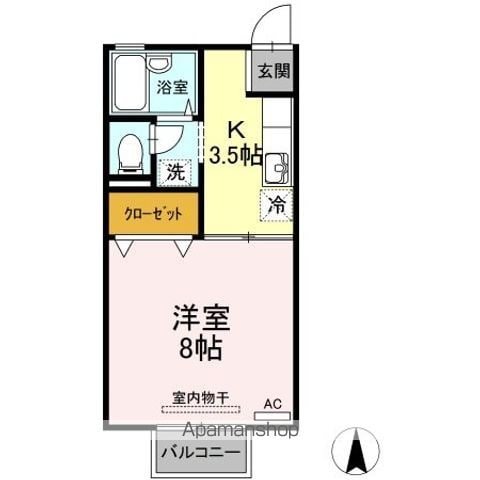 セジュール中吉野 A棟の間取り写真