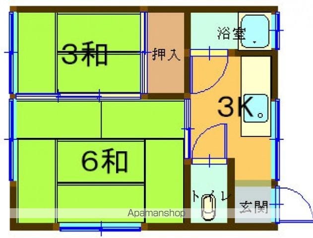 第5川吉荘の間取り写真