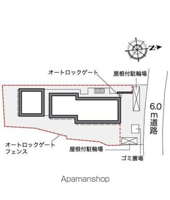 レオパレス壽光Ⅰ[1LDK/39.74m2]の配置図