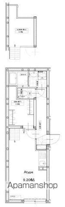 ＦＡＩＲ東向島[1R/30.12m2]の間取図