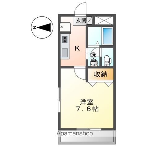 エクセルタウン蔵上Ⅱの間取り