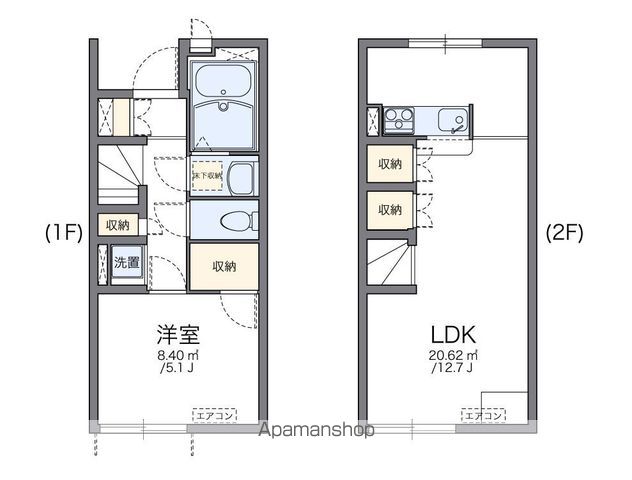 レオネクストＳＯＲＡの間取り