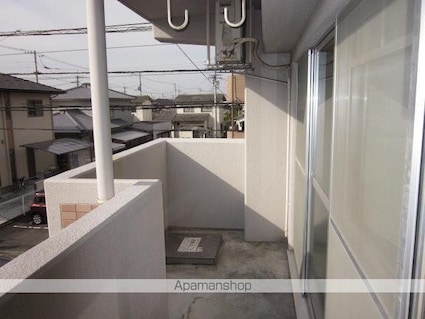 Ｂｒｉｃｋ　Ｇａｒｄｅｎ[2DK/40.5m2]のバルコニー
