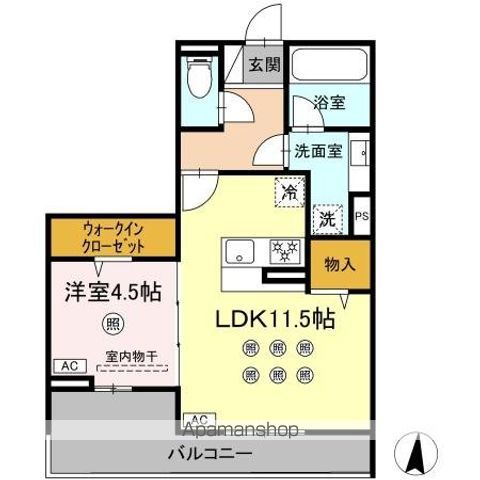 M&S RESIDENCE RIVERSIDEの間取り写真