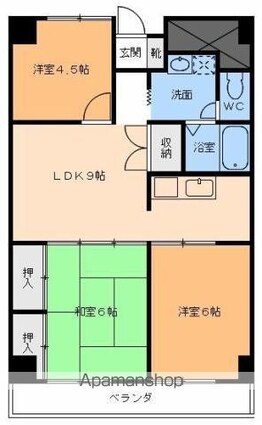 ライブタウン高砂[3LDK/56.7m2]の間取図