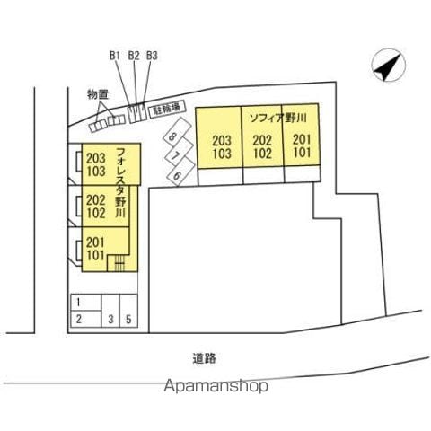 ソフィア野川 103 ｜ 神奈川県川崎市宮前区西野川３丁目19-18（賃貸アパート2LDK・1階・54.07㎡） その14