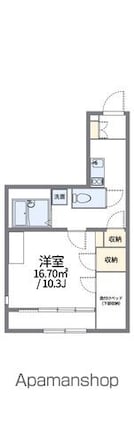 レオパレスダッファデル　タカオ[1K/28.74m2]の間取図