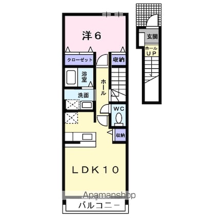 グラース　メゾン　Ⅰ[1LDK/42.71m2]の間取図