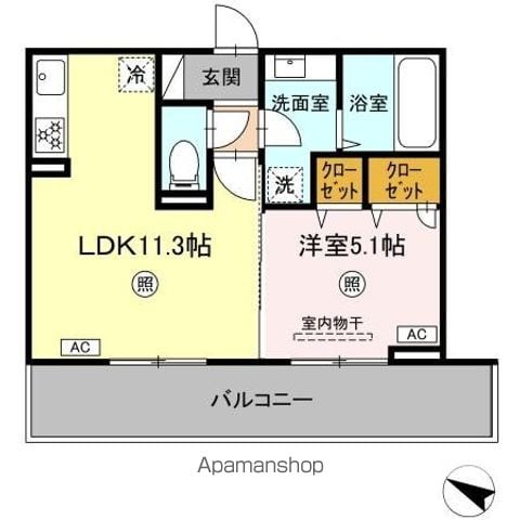 CIEL B棟の間取り写真