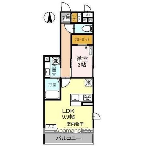 NOBLE VILLA草加西町Aの間取り写真