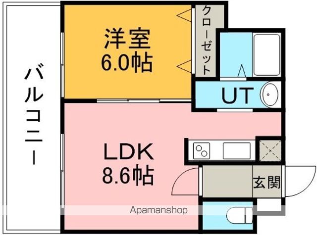 エムズ中の島の間取り写真