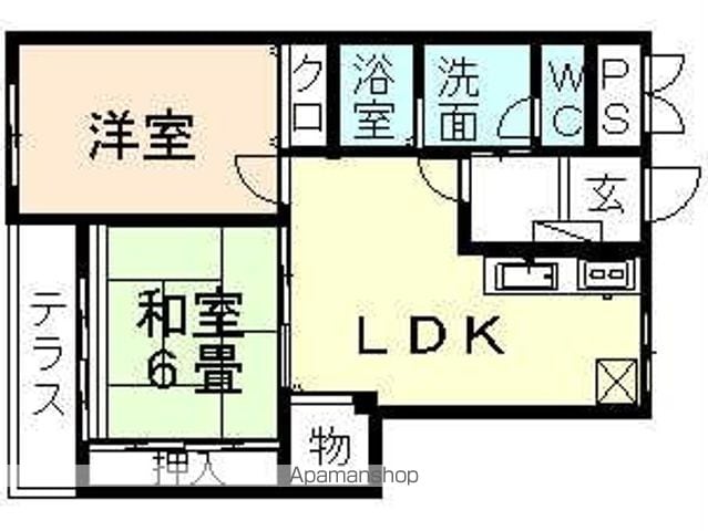 ベルクレエ長江の間取り写真