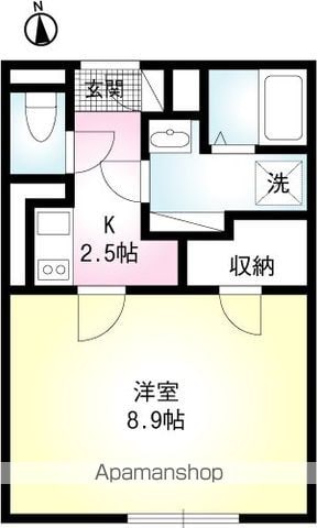 ミモザパレス平井の間取り写真