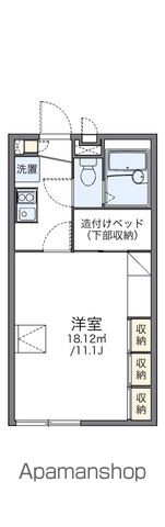 【レオパレスサンヒルズの間取り】