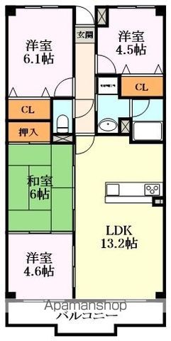 パデシオン宇治木幡の間取り写真
