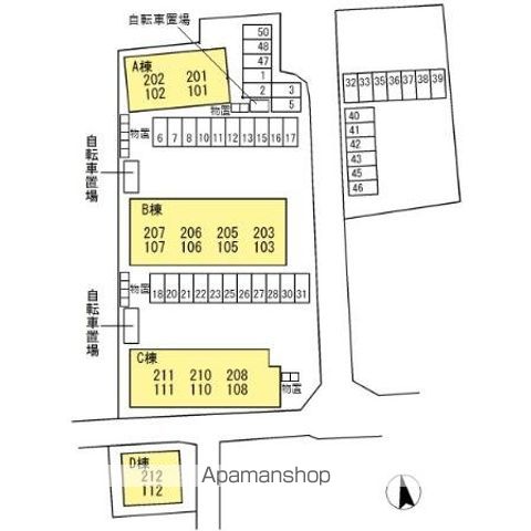 メゾン・ド・マージュ　Ａ棟 102 ｜ 岐阜県岐阜市黒野71-12（賃貸アパート1LDK・1階・53.82㎡） その18