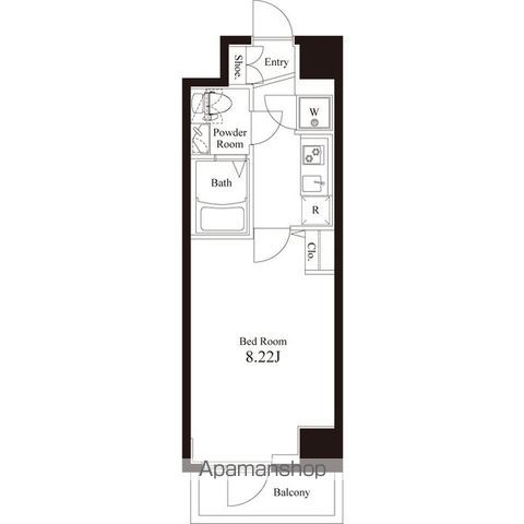 【アペルト西新宿の間取り】