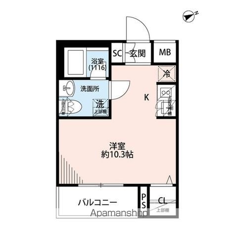 プレール・ドゥーク方南町の間取り写真