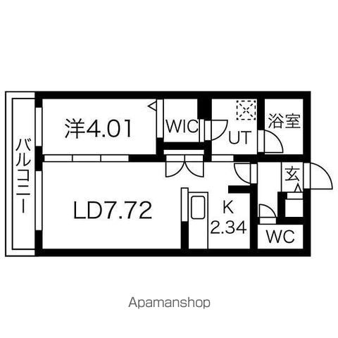 アルファスクエアS17の間取り写真