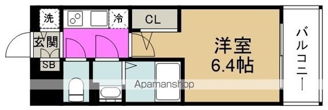 エスリードレジデンスグラン大阪福島ノースの間取り写真