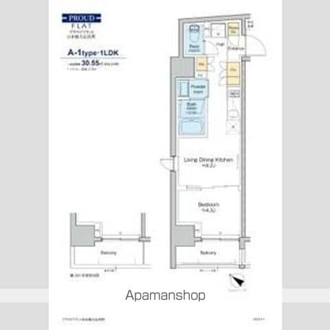 【プラウドフラット日本橋大伝馬町の間取り】