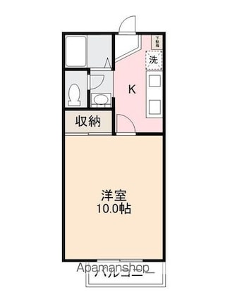 ａｎ[1K/29.81m2]の間取図