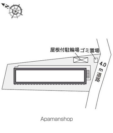 レオパレスＳｈｉｎｍｅｙ[1K/19.87m2]の配置図