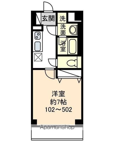 ヴァンドムールの間取り写真