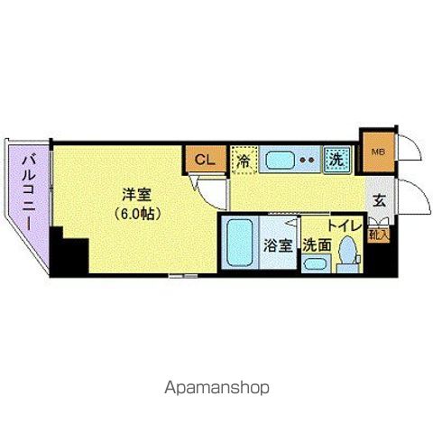 ＳＳ．ＡＤＶＡＮＣＥ横濱阪東橋ＥＸ 101 ｜ 神奈川県横浜市南区中村町２丁目124-4（賃貸マンション1K・1階・20.24㎡） その2