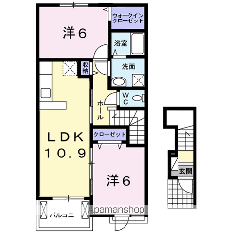 CASA二本松3の間取り写真