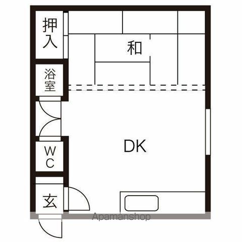 登竜荘の間取り写真