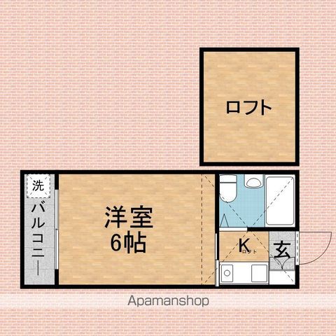 コスモスハイツの間取り写真