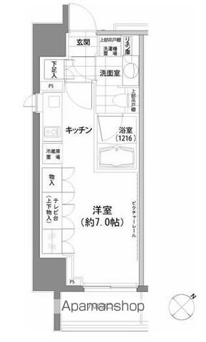 【パークハビオ渋谷の間取り】