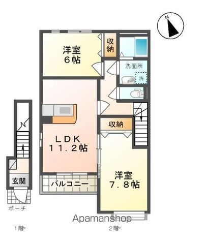 グランチェスタ悠弐番館の間取り写真
