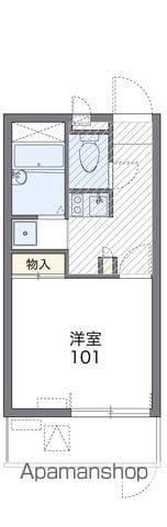 レオパレスカサグランデの間取り写真