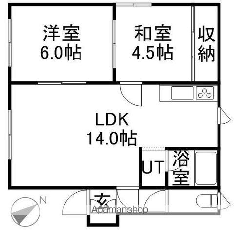 三和興産マンションの間取り写真