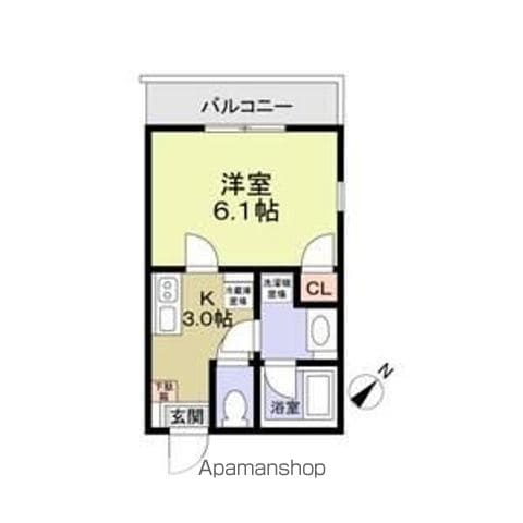 パルトネール横浜二俣川Bの間取り写真