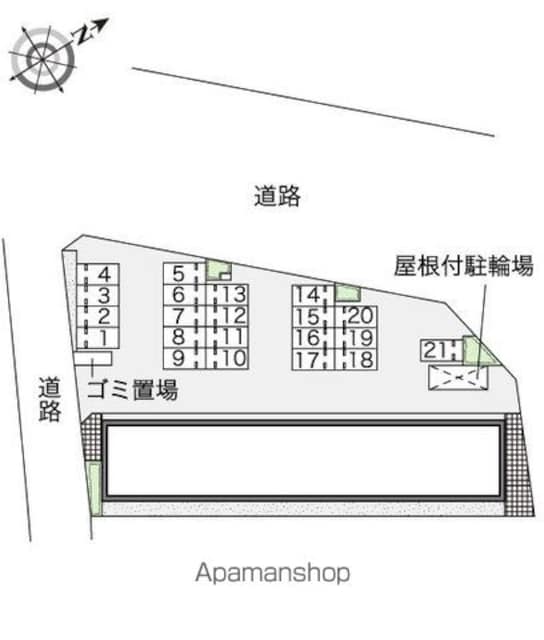 レオネクストポポラーレ[1LDK/46.94m2]の配置図