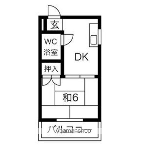 プレアール瓜破西の間取り