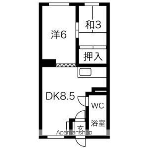 内藤パレスの間取り写真