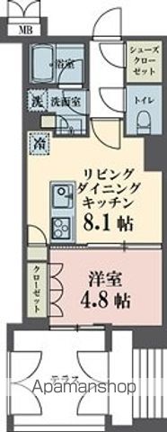 メゾンビスタ渋谷宇田川の間取り