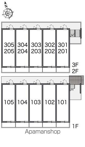 レオパレスシャトレ香椎 205 ｜ 福岡県福岡市東区香椎駅東１丁目3-25（賃貸マンション1K・2階・20.81㎡） その23