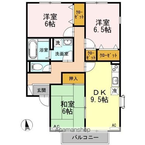 パルクヴェール C棟の間取り写真