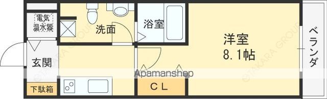 グラマシー京橋の間取り写真